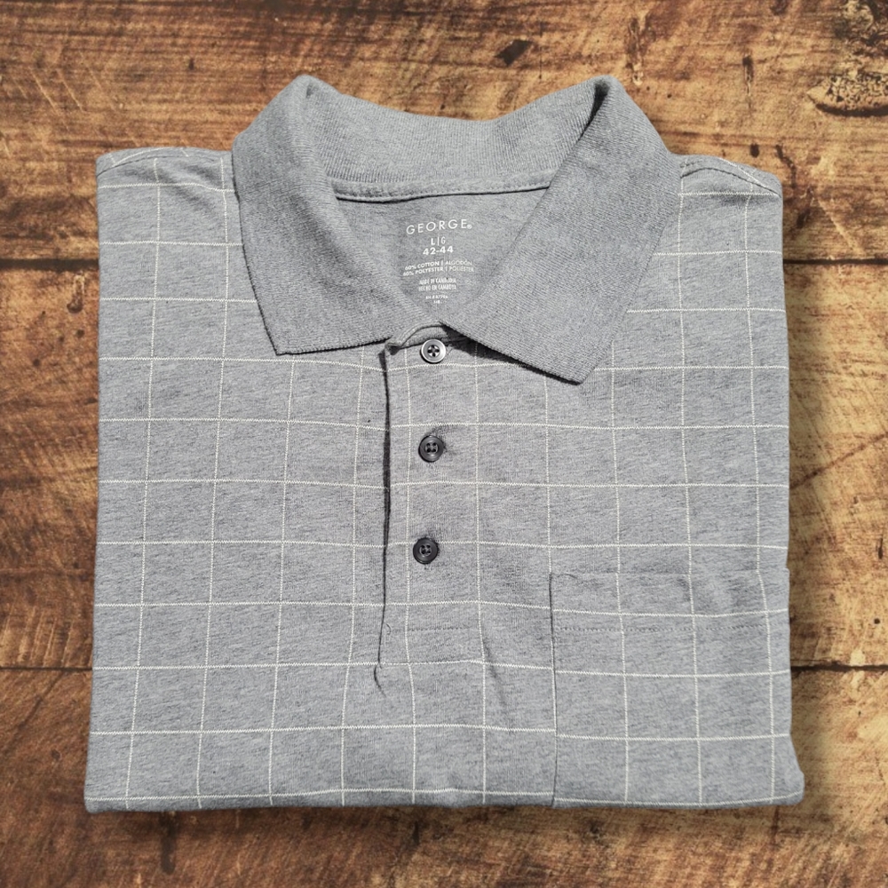 SHIRT MEN'S GEORGE GREY